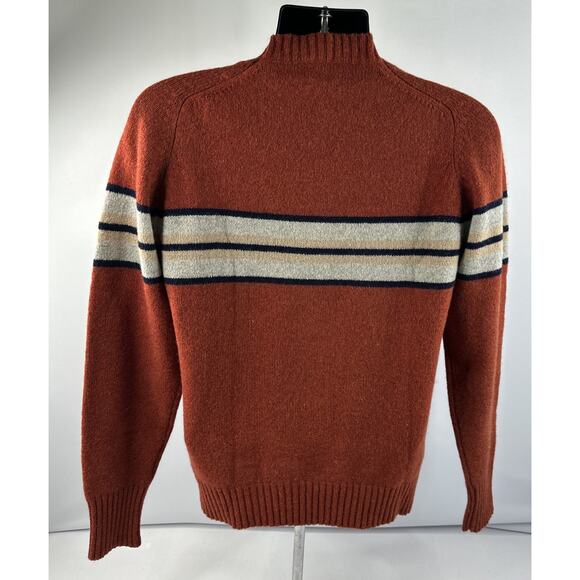 Hawick Sweater Wool Mens Size Medium, Hand Loomed Vintage 80s Colony Hong Kong ￼ - Picture 3 of 8
